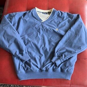 Rivers End V Neck Crewneck Vintage Windbreaker